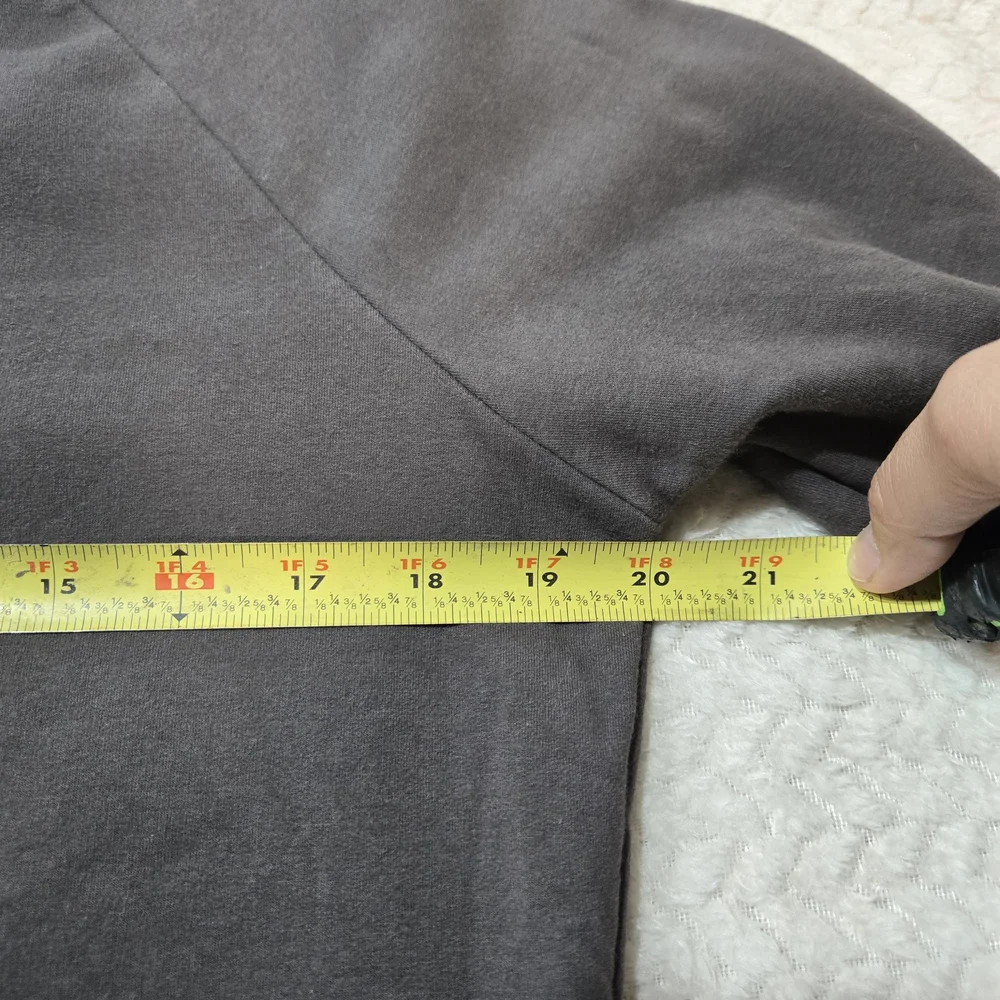 Ampersand Avenue Womens Size Large Side Zip Pullover Charcoal & Dusty Mauve - Picture 9 of 10